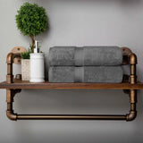 Madison Egyptian Cotton Plush Thick Absorbent Bath Towel Set of 2