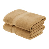 Madison Egyptian Cotton Plush Thick Absorbent Bath Towel Set of 2