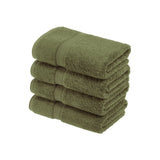 Madison Egyptian Cotton Plush Thick Absorbent Hand Towel Set of 4