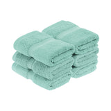 Superior Madison Egyptian Cotton Plush Face Towel Washcloth Set of 6