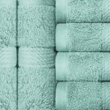 Superior Madison Egyptian Cotton Plush Face Towel Washcloth Set of 6