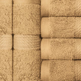 Superior Madison Egyptian Cotton Plush Face Towel Washcloth Set of 6