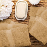 Superior Madison Egyptian Cotton Plush Face Towel Washcloth Set of 6