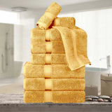 Madison Egyptian Cotton Plush Heavyweight 9 Piece Towel Set