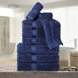 Madison Egyptian Cotton Plush Heavyweight 9 Piece Towel Set