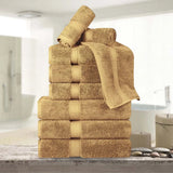 Madison Egyptian Cotton Plush Heavyweight 9 Piece Towel Set