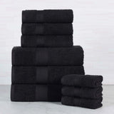 Oregon Organic Cotton Medium Weight Solid 9-Piece Towel Set