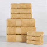 Oregon Organic Cotton Medium Weight Solid 9-Piece Towel Set