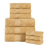Oregon Organic Cotton Medium Weight Solid 9-Piece Towel Set
