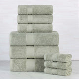 Oregon Organic Cotton Medium Weight Solid 9-Piece Towel Set