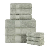 Oregon Organic Cotton Medium Weight Solid 9-Piece Towel Set