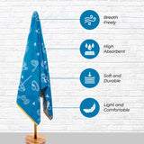 Bahama Cotton Fuzzy Velour Terry Large Oversized Beach Towel