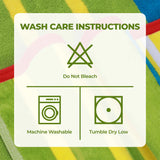 Mira Striped Cotton Velour Terry Large Oversized Beach Towel