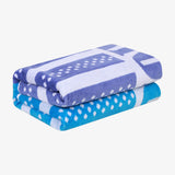 Striped Superior Cotton Velour Terry Large Oversized Beach Towel