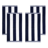 Cabana Stripe Oversized Cotton Beach Towel Set Of 2,4,6