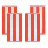 Cabana Stripe Oversized Cotton Beach Towel Set Of 2,4,6