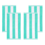 Cabana Stripe Oversized Cotton Beach Towel Set Of 2,4,6