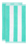 Cabana Stripe Oversized Cotton Beach Towel Set Of 2,4,6