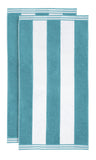 Cabana Stripe Oversized Cotton Beach Towel Set Of 2,4,6