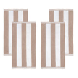 Cabana Stripe Oversized Cotton Beach Towel Set Of 2,4,6