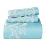 Adalie Cotton Blend Woven Jacquard Medallion Bedspread Set