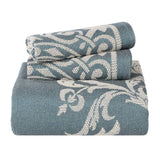 Adalie Cotton Blend Woven Jacquard Medallion Bedspread Set
