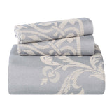Adalie Cotton Blend Woven Jacquard Medallion Bedspread Set
