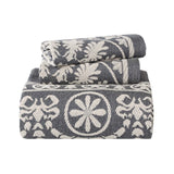 Kymbal Cotton Blend Woven Medallion Jacquard Bedspread Set