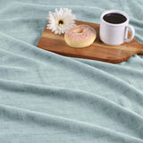 Basketweave Classic Farmhouse All-Season Cotton Blanket