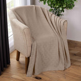Basketweave Classic Farmhouse All-Season Cotton Blanket