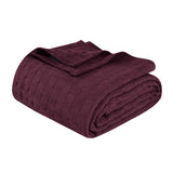 Basketweave Classic Farmhouse All-Season Cotton Blanket