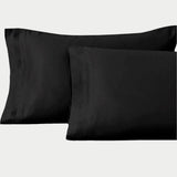 Egyptian Cotton Sateen Pillowcase Set 1500 Thread Count
