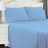 Cotton Flannel Solid Deep Pocket Bed Sheet Set