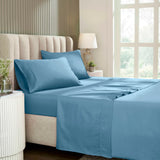 1200 Thread Count Cotton Rich Solid Deep Pocket Bed Sheet Set