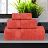Zero-Twist Smart-Dry Combed Cotton 3 Piece Towel Set