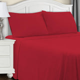 Cotton Flannel Solid Deep Pocket Bed Sheet Set