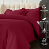 1200 Thread Count Egyptian Cotton Solid Duvet Cover Set