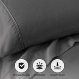 Cotton Blend 800 Thread Count Solid Pillowcase Set of 2