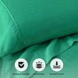 Cotton Blend 800 Thread Count Solid Deep Pocket Bed Sheet Set