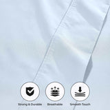 1000 Thread Count Cotton Blend Solid Deep Pocket Bed Sheet Set