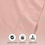 1000 Thread Count Cotton Blend Solid Deep Pocket Bed Sheet Set