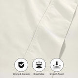 1000 Thread Count Cotton Blend Solid Deep Pocket Bed Sheet Set