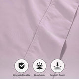 1000 Thread Count Cotton Blend Solid Deep Pocket Bed Sheet Set