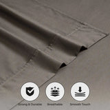 Cotton Blend 600 Thread Count Solid Pillowcase Set of 2