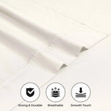 Cotton Blend 600 Thread Count Solid Deep Pocket Bed Sheet Set