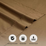 Cotton Blend 600 Thread Count Solid Deep Pocket Bed Sheet Set