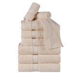 Madison Egyptian Cotton Plush Heavyweight 9 Piece Towel Set