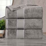 Giza Cotton Plush Absorbent Bath Towel Set of 3