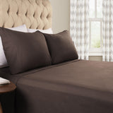 Cotton Flannel Solid Deep Pocket Bed Sheet Set