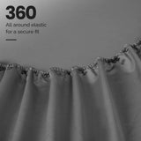 1200 Thread Count Egyptian Cotton Sateen Sheet Set